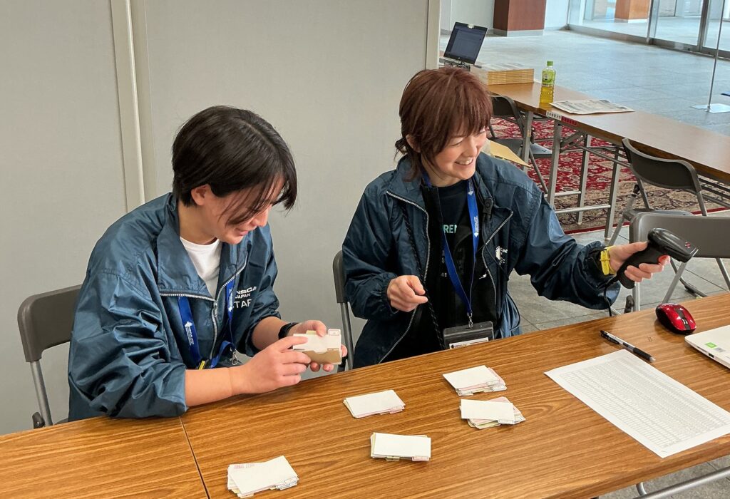 NSCAジャパン受付スタッフたち